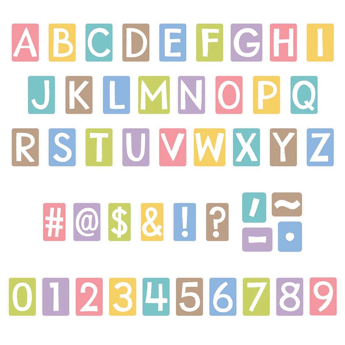 Garden Path Tiles Uppercase Ready Letters from the Good To Grow collection by TREND