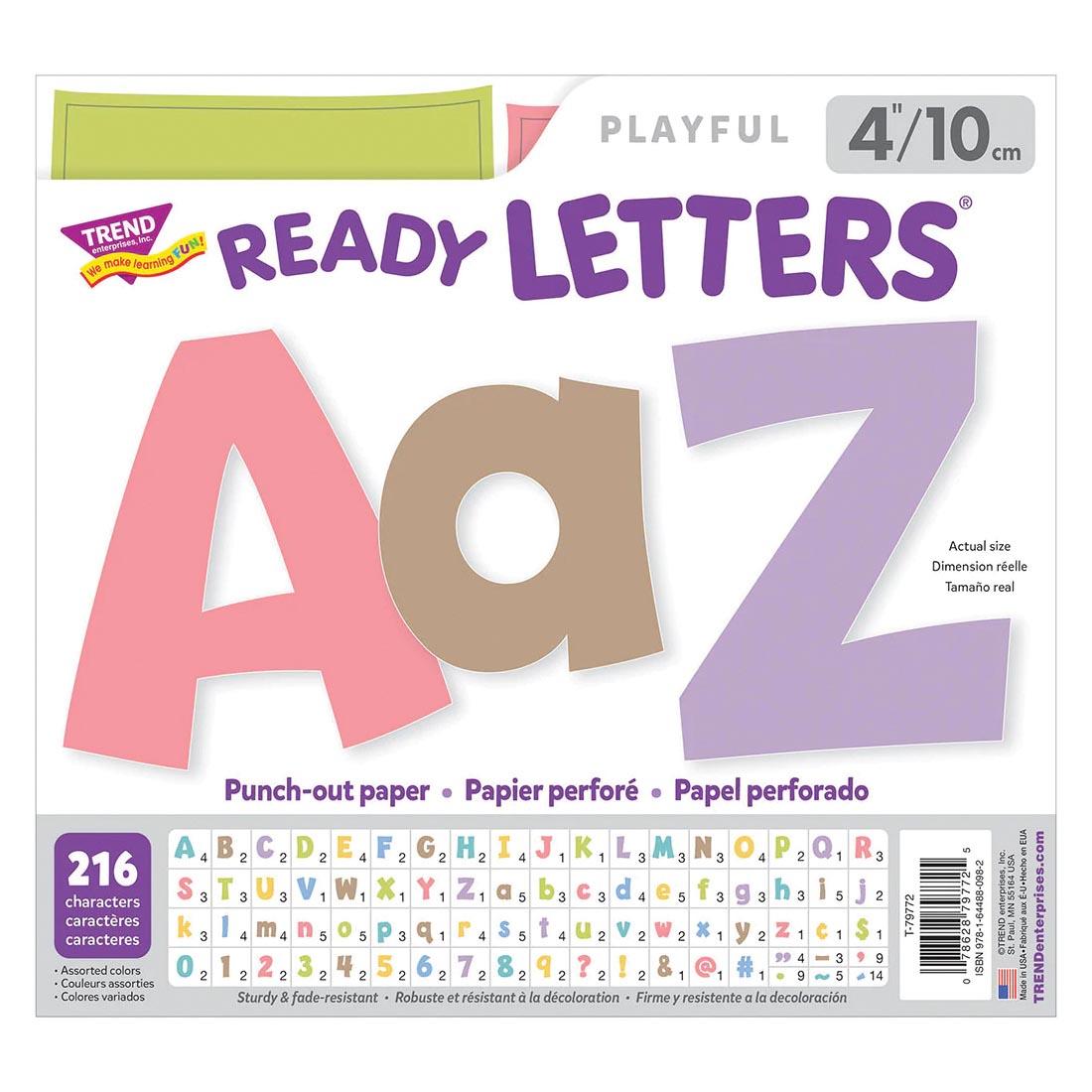 package of Summer Morning Playful Ready Letters Combo Pack from the Good To Grow collection by TREND