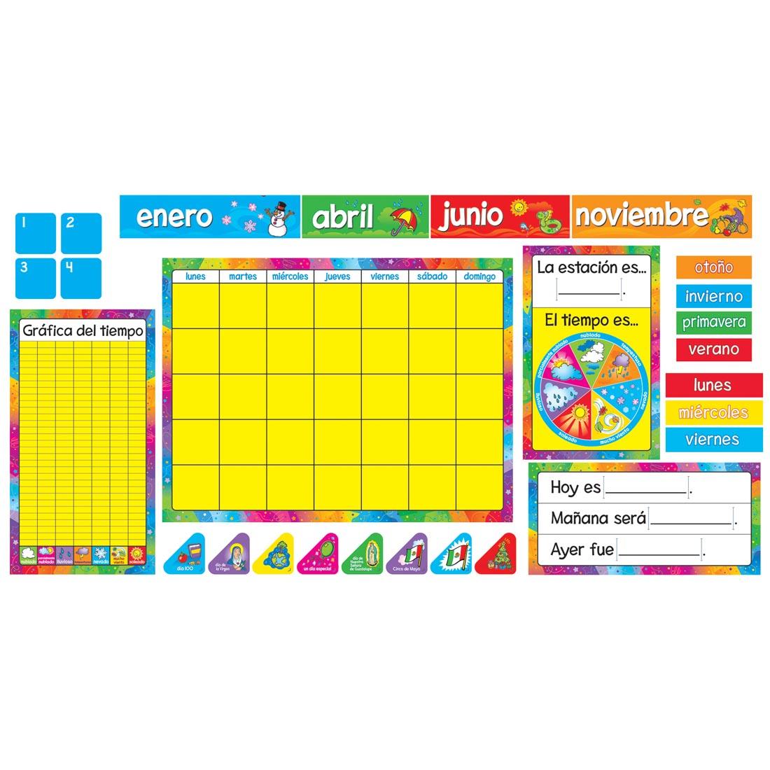 TREND Calendario Anual Bulletin Board Set