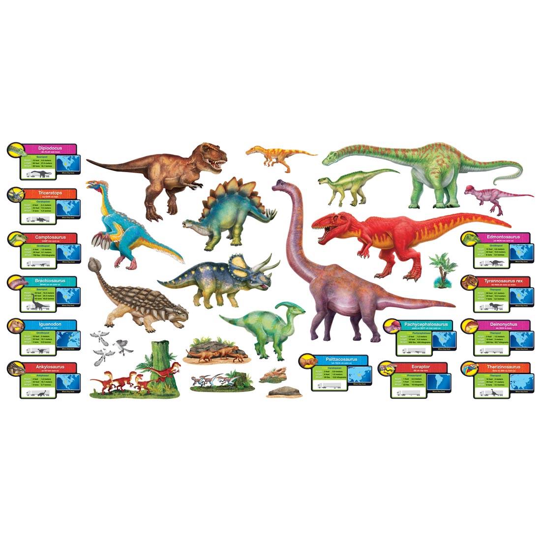 TREND Discovering Dinosaurs Bulletin Board Set