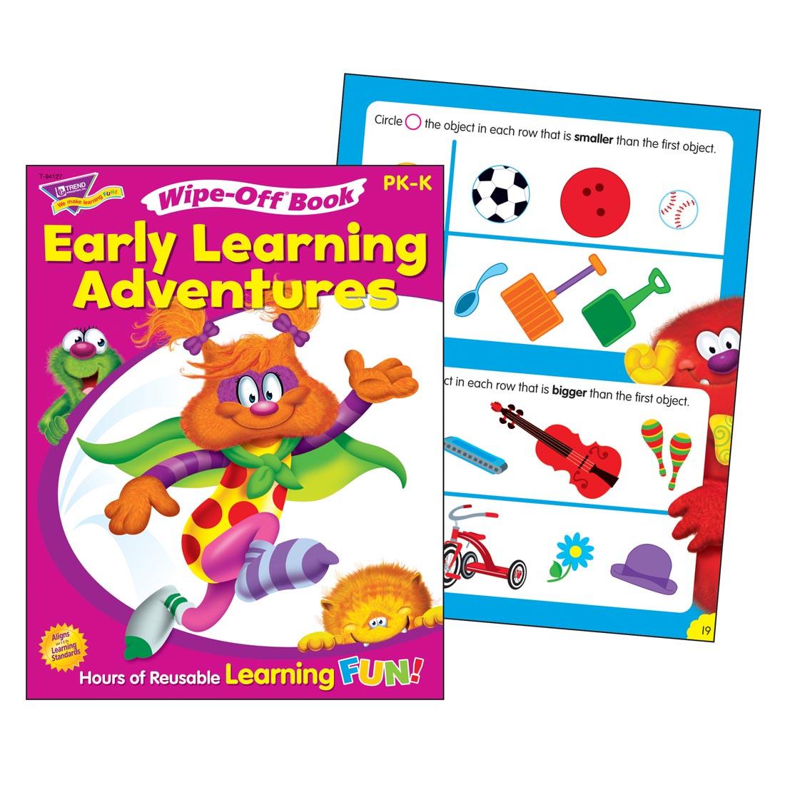 TREND Early Learning Adventures Wipe-Off Book