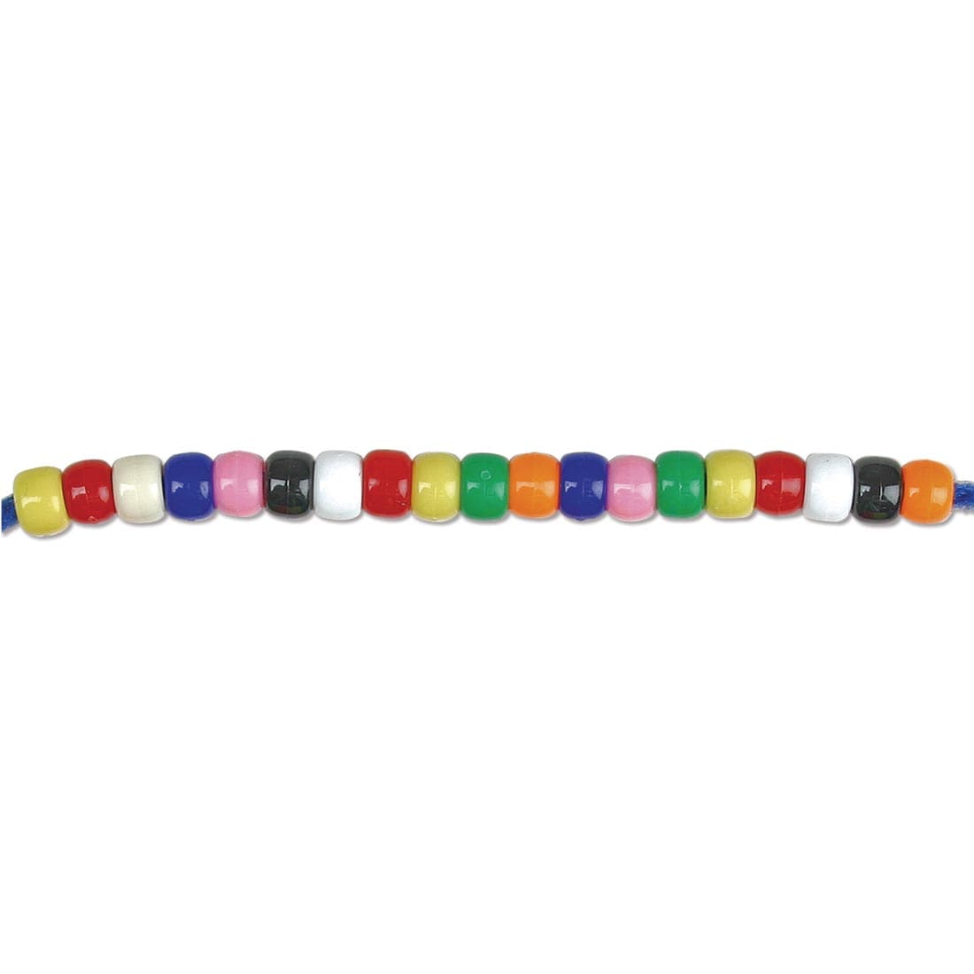 String of beads made from the Opaque Pony Bead Value Pack