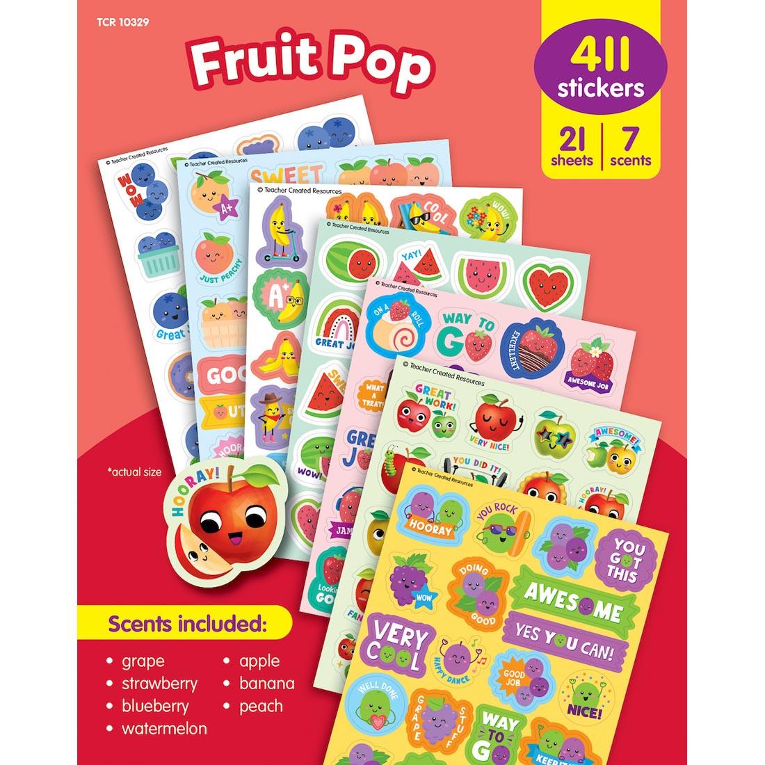 Fruit Pop Smelly Stickers Variety Pack By Teacher Created Resources