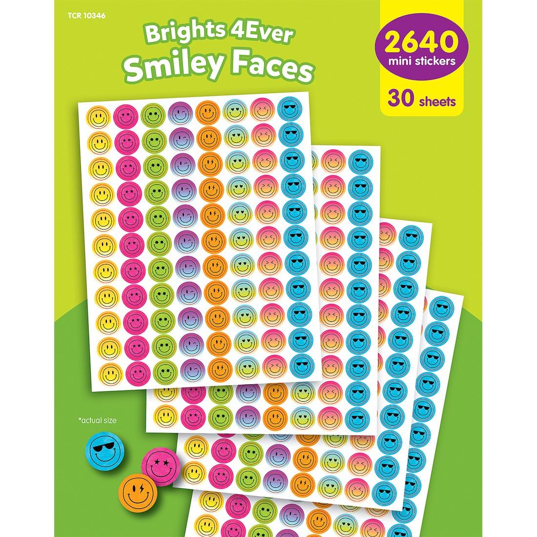 Brights 4Ever 60 Adesivi A Stella Per Decorazione Aula - Formato Misto, 4 Misure, Multicolore