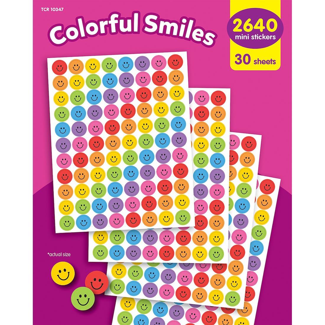 Colorful Smiles Mini Stickers Value Pack By Teacher Created Resources