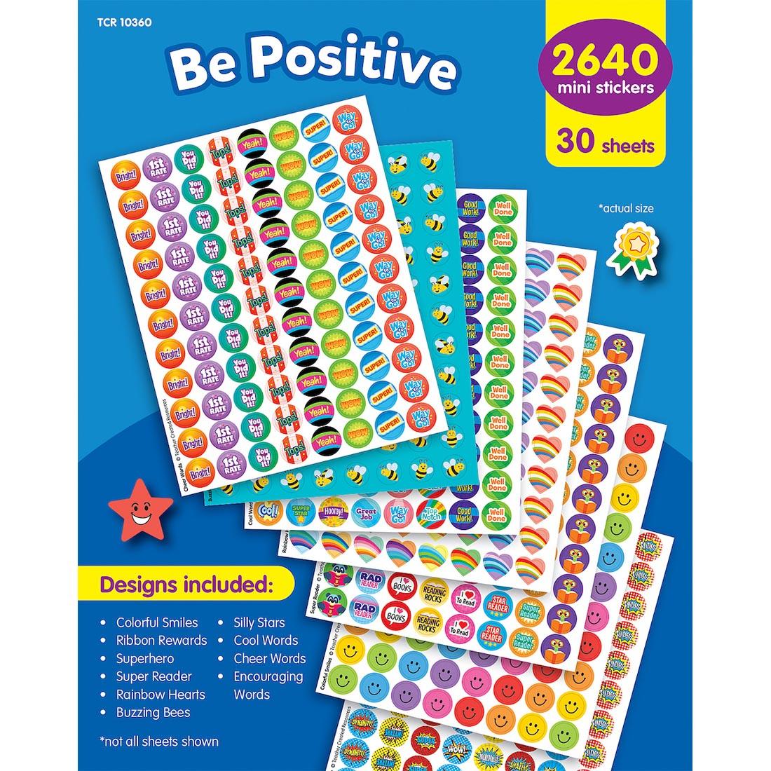 Be Positive Mini Stickers Variety Pack By Teacher Created Resources