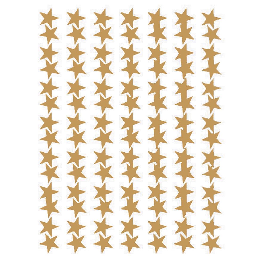 Gold Foil Star Stickers