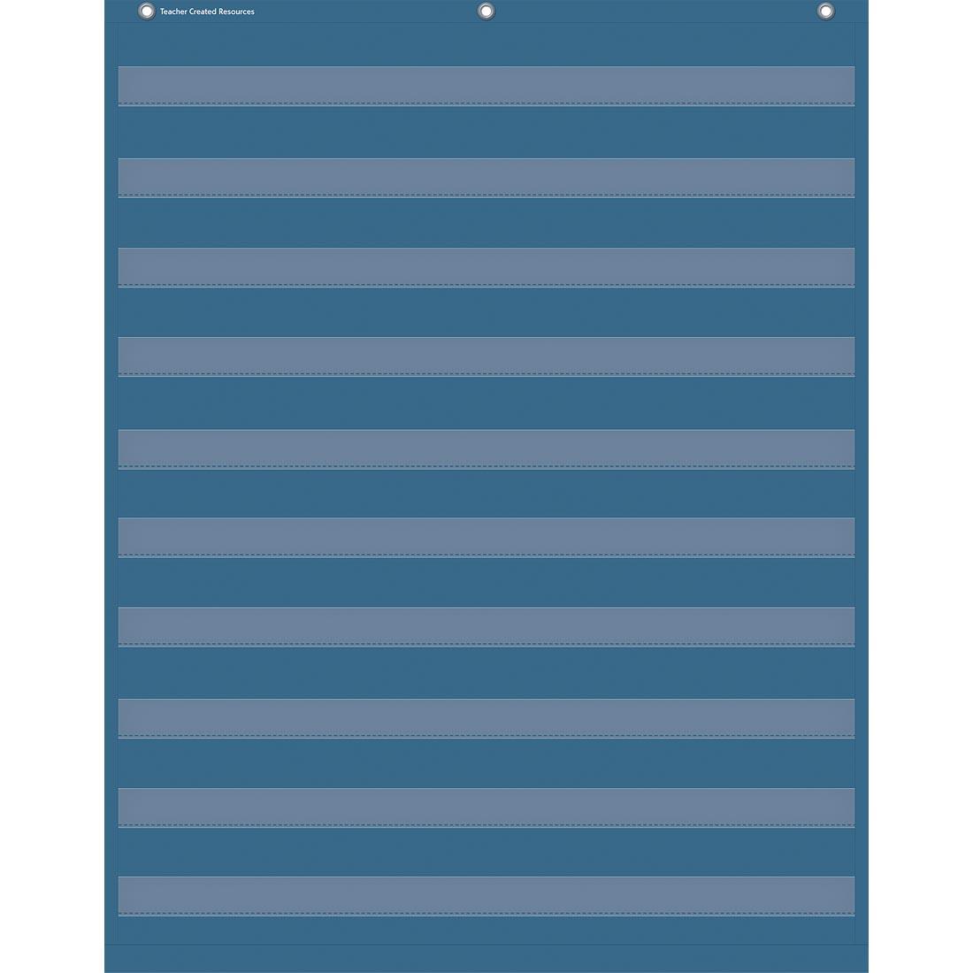 Slate Blue 10-Pocket Chart By Teacher Created Resources