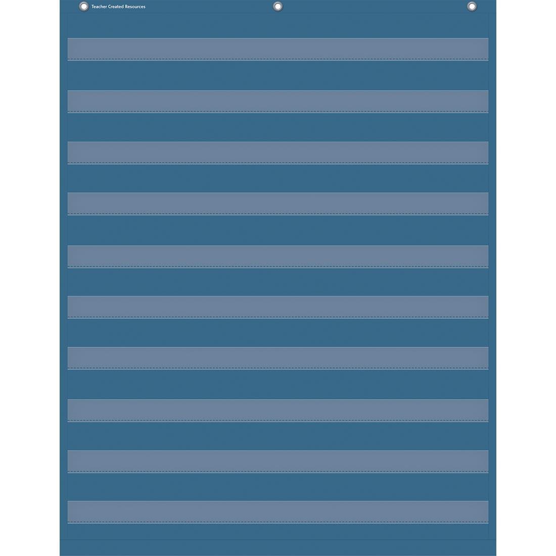 Slate Blue 10-Pocket Chart By Teacher Created Resources
