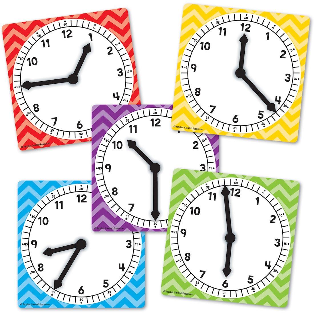 5-Count Clock Set By Teacher Created Resources