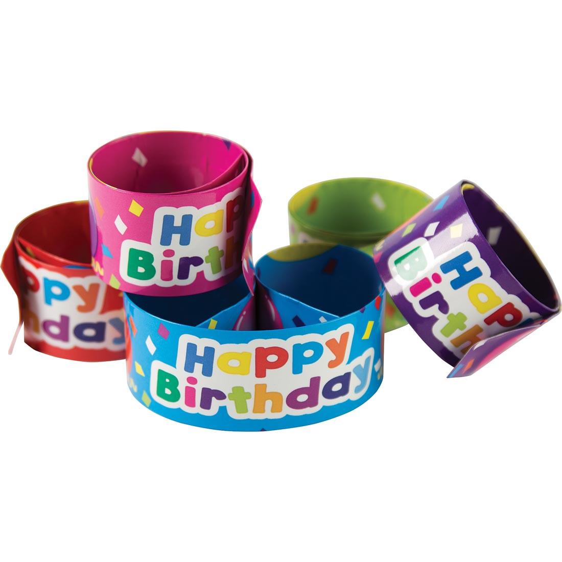 Birthday Balloon Slap Bracelets