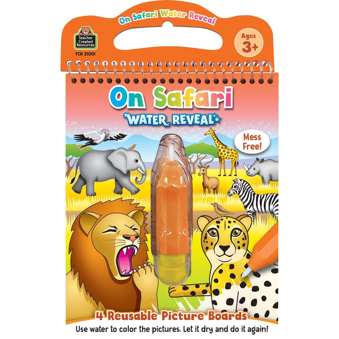 front of package of On Safari Water Reveal By Teacher Created Resources