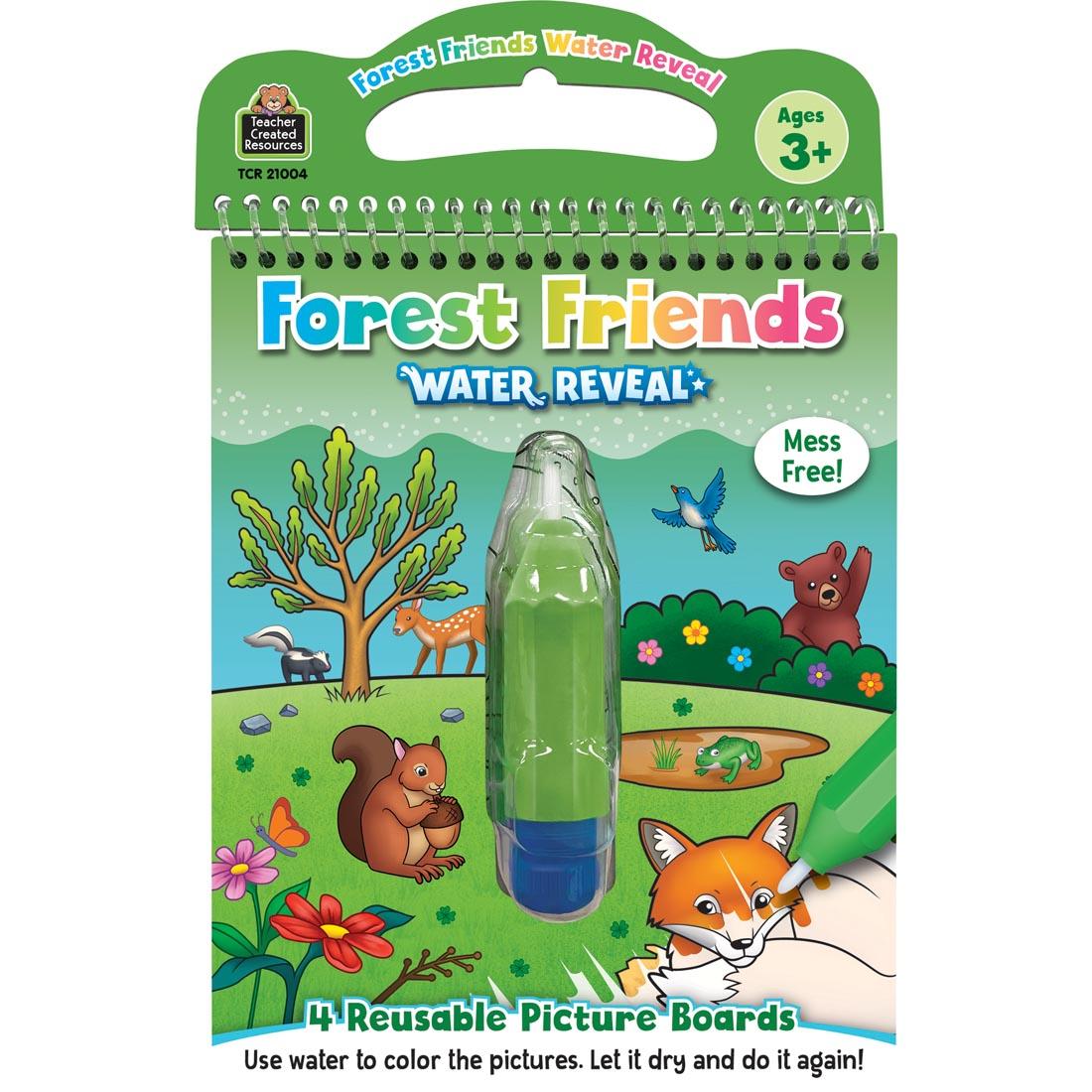 front of package of the Forest Friends Water Reveal By Teacher Created Resources