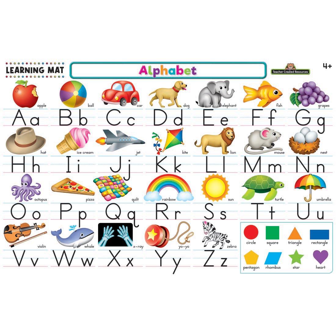 Alphabet Dry Erase Learning Mat
