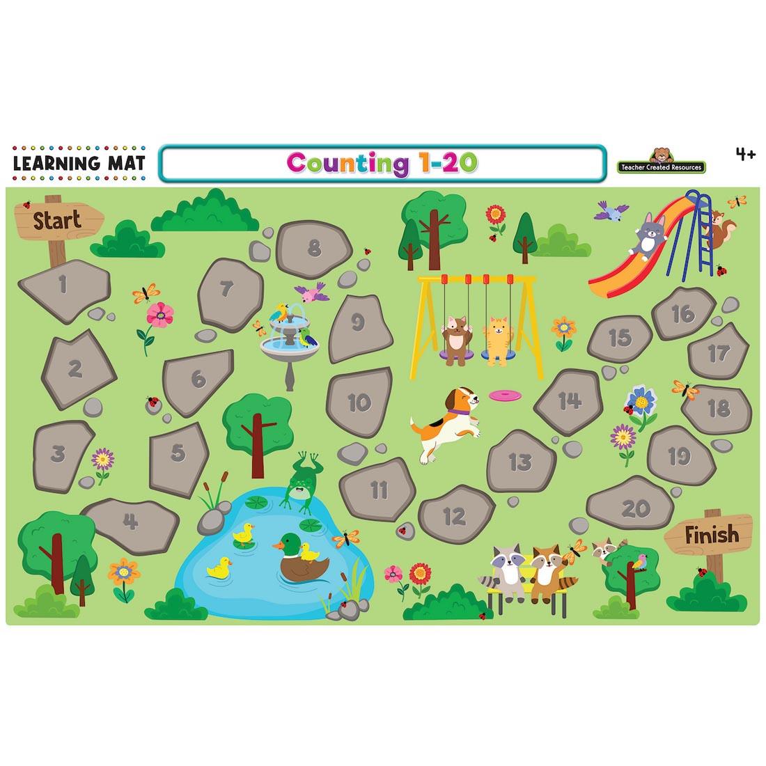 front of Counting 1-20 Learning Mat By Teacher Created Resources
