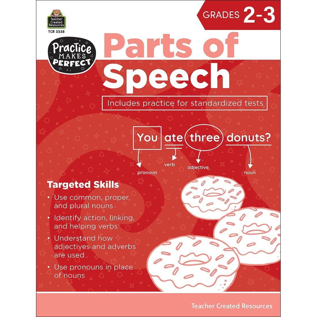 Practice Makes Perfect Book: Parts of Speech Grades 2-3 By Teacher Created Resources