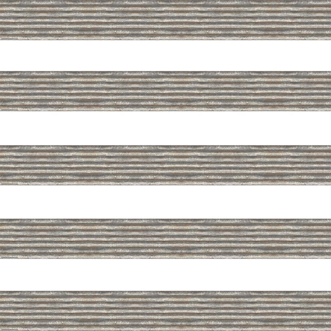 Corrugated Metal Straight Border Trim