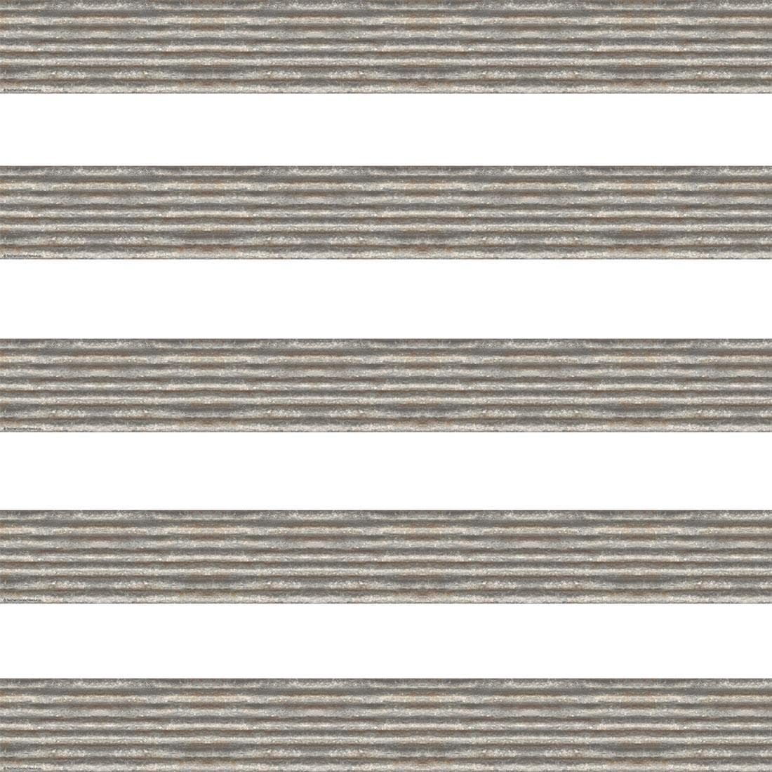 Corrugated Metal Straight Border Trim