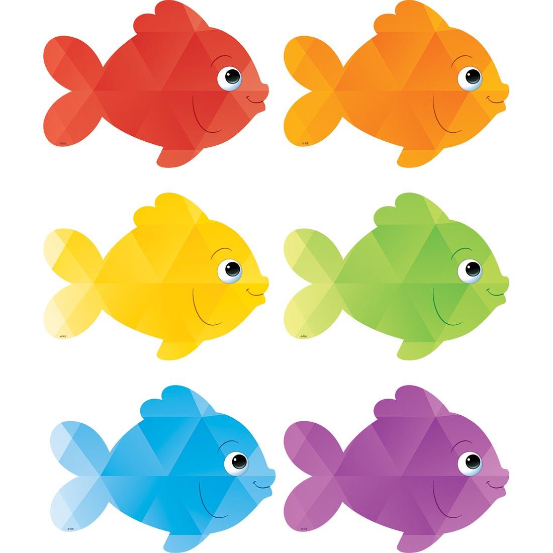 Six Colorful Fish Accents By Teacher Created Resources