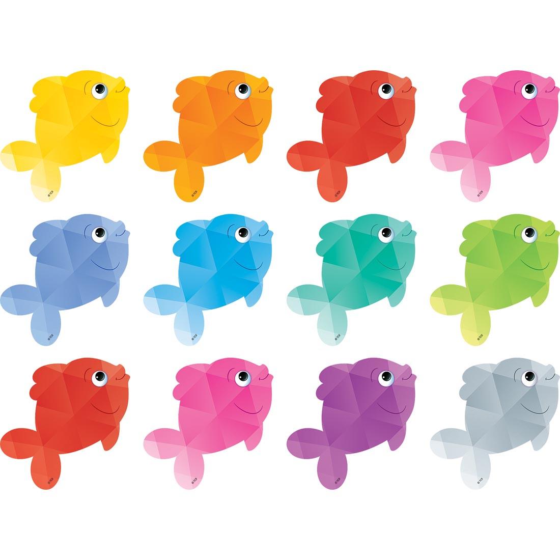 Colorful Fish Mini Accents By Teacher Created Resources