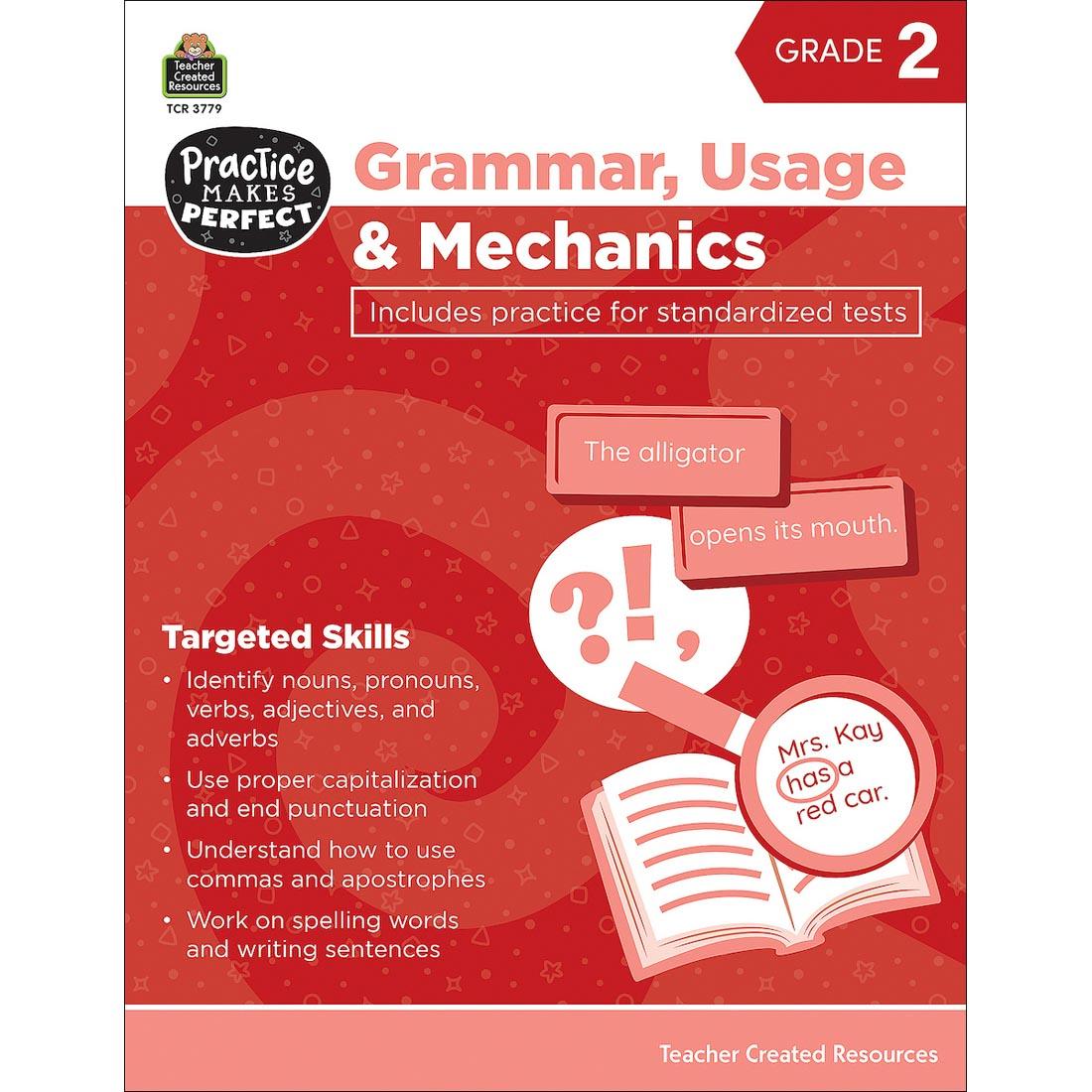 Practice Makes Perfect Book: Grammar, Usage & Mechanics Grade 2 By Teacher Created Resources