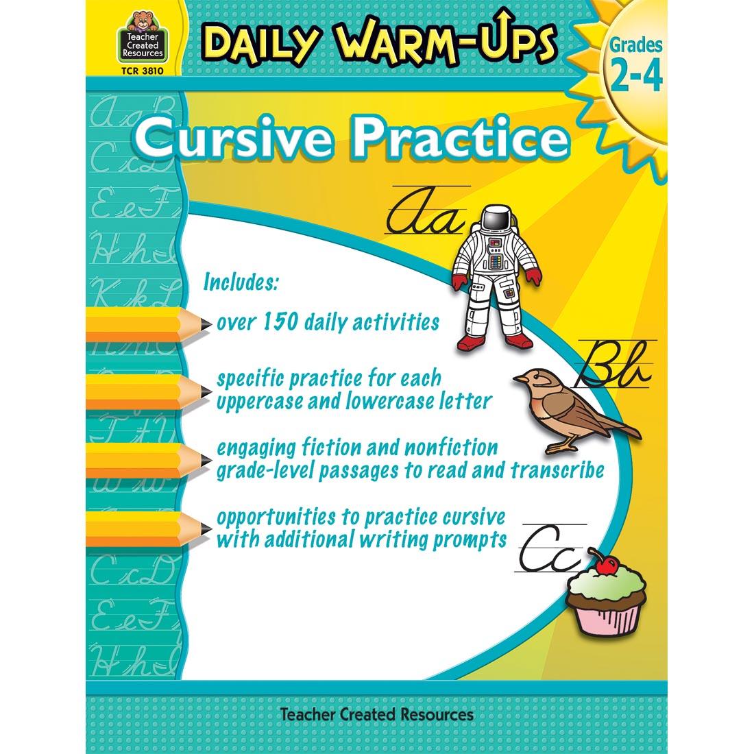 Cursive Practice Daily Warm-Ups Book