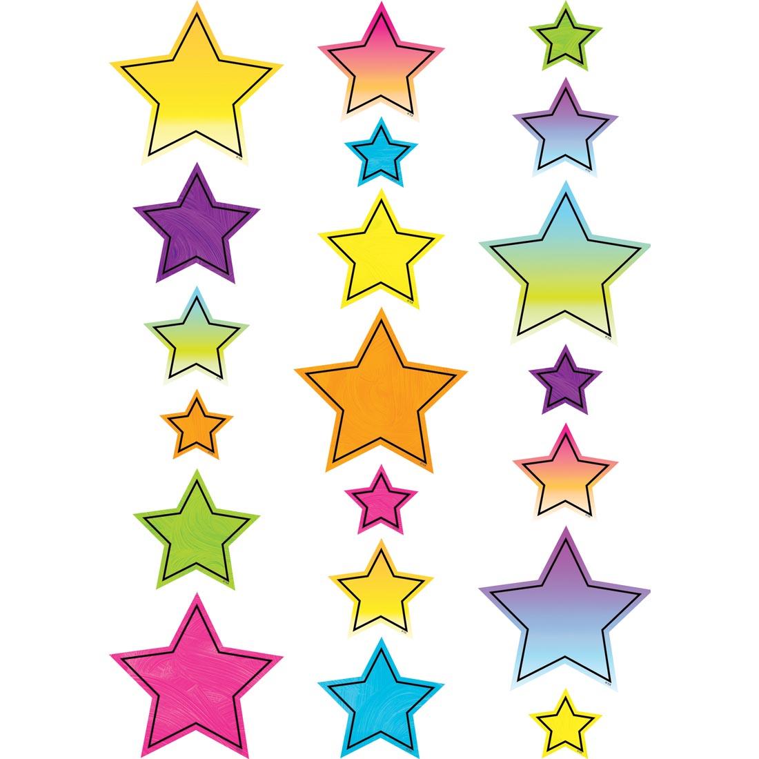 Brights 4Ever Assorted Stars Accents By Teacher Created Resources