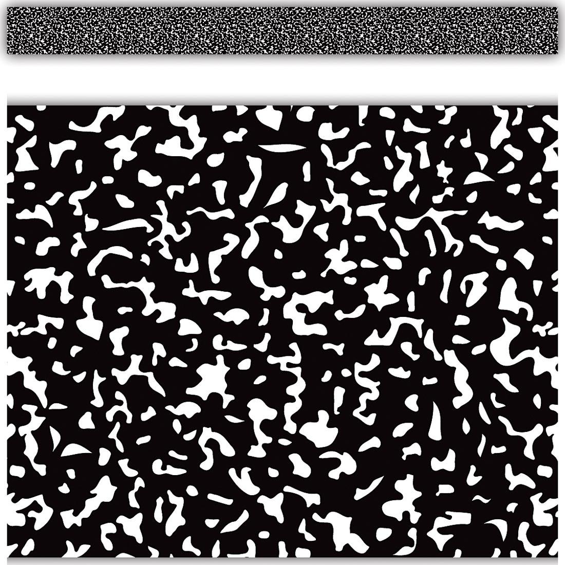 full strip plus a closeup of Composition Straight Border Trim By Teacher Created Resources