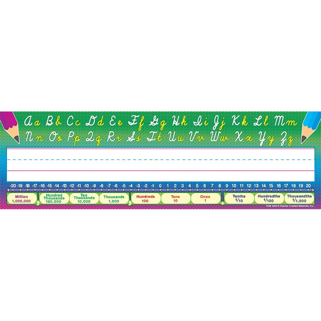 Cursive Writing Flat Name Plate