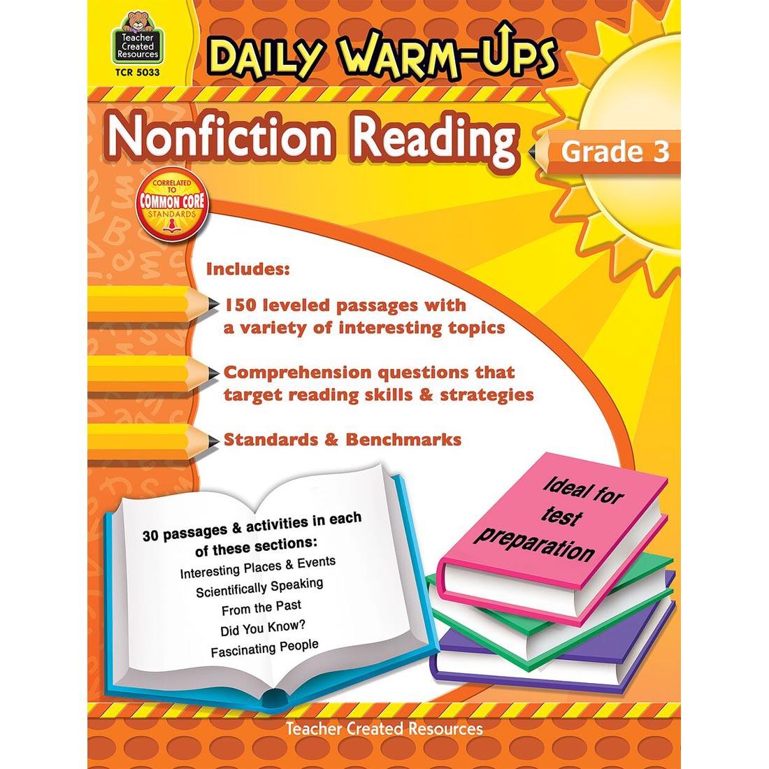 Daily Warm-Ups Book Nonfiction Reading Grade 3