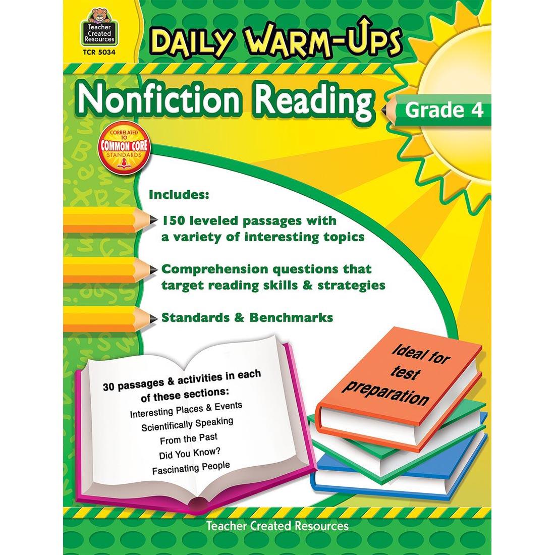 Daily Warm-Ups Book Nonfiction Reading Grade 4