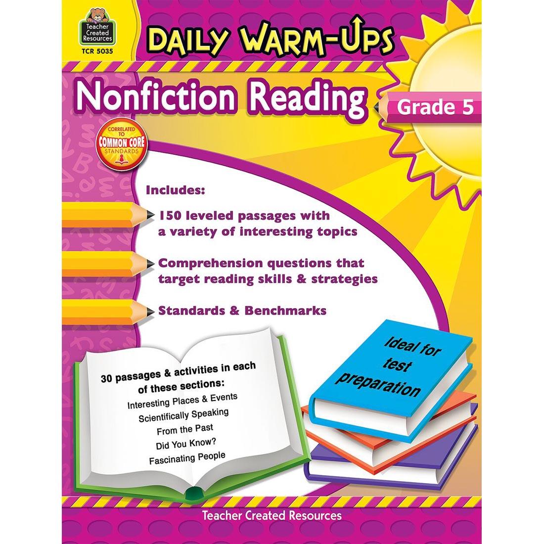 Daily Warm-Ups Book Nonfiction Reading Grade 5