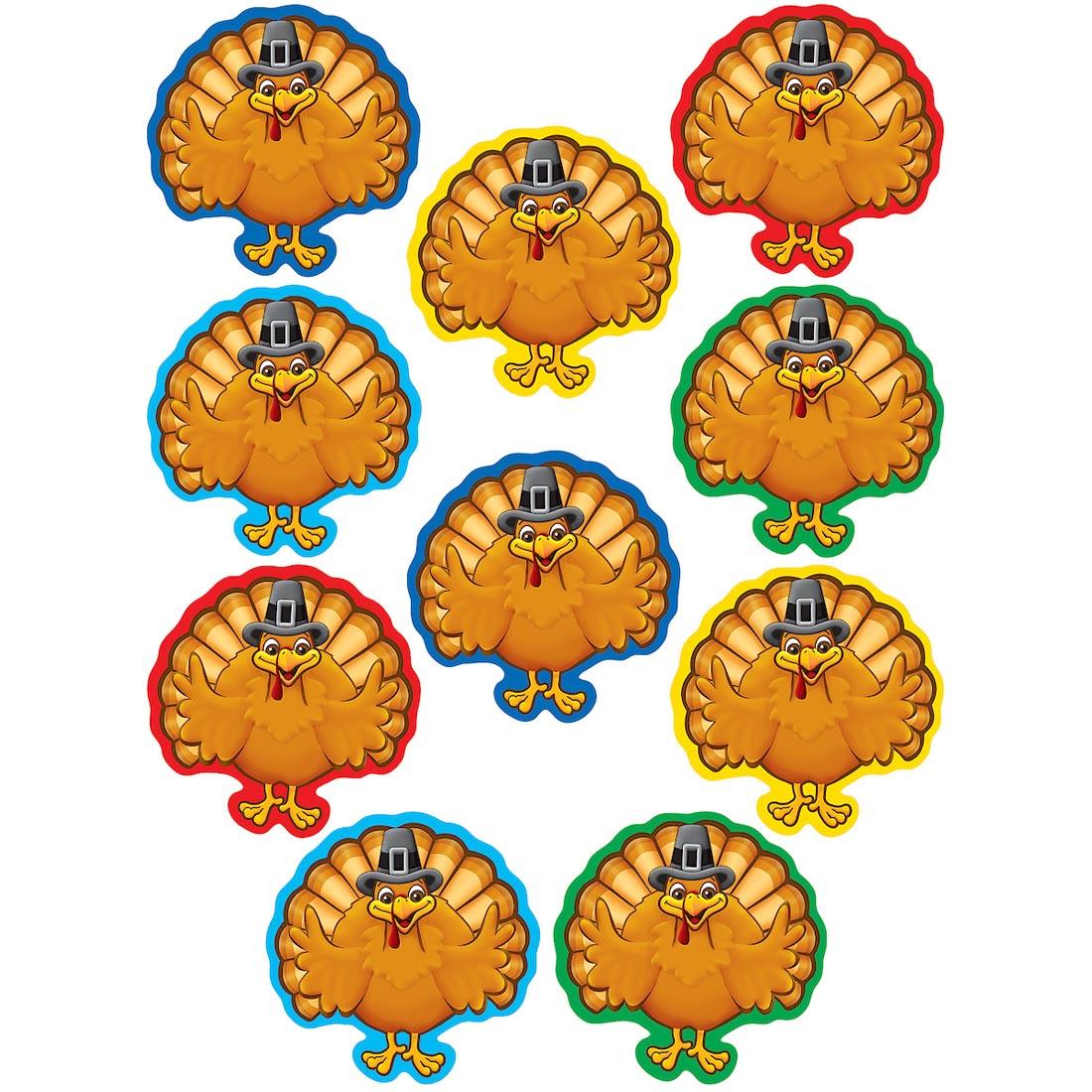 10 Turkeys Accents By Teacher Created Resources