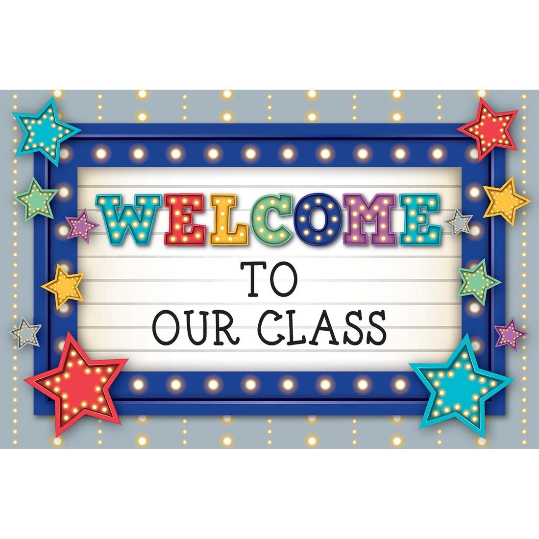 Welcome to Our Class Postcard from the Marquee collection by Teacher Created Resources