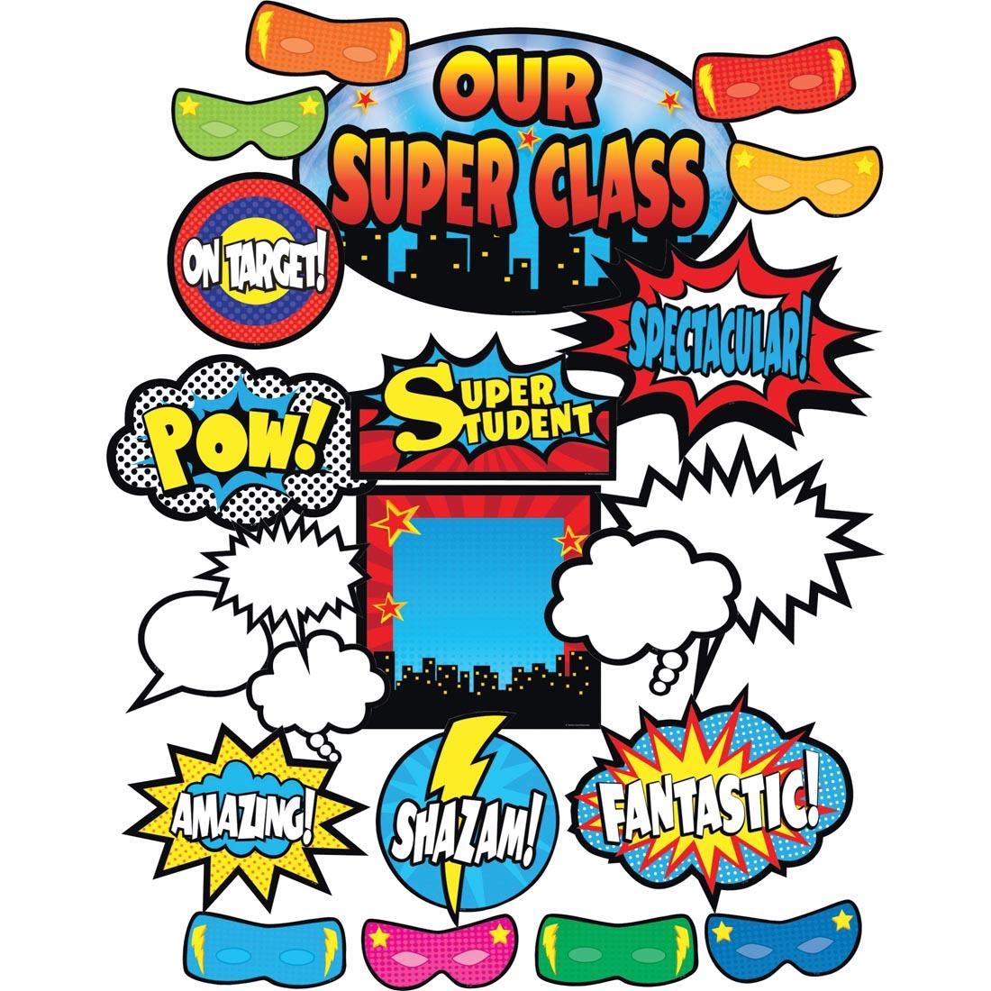 Superhero Bulletin Board Set