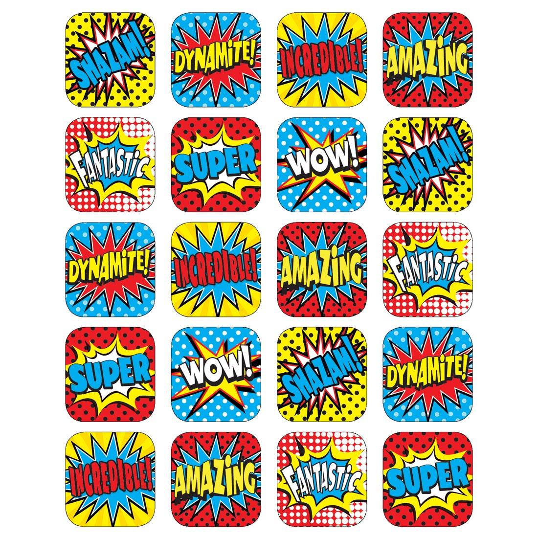 Superhero Stickers