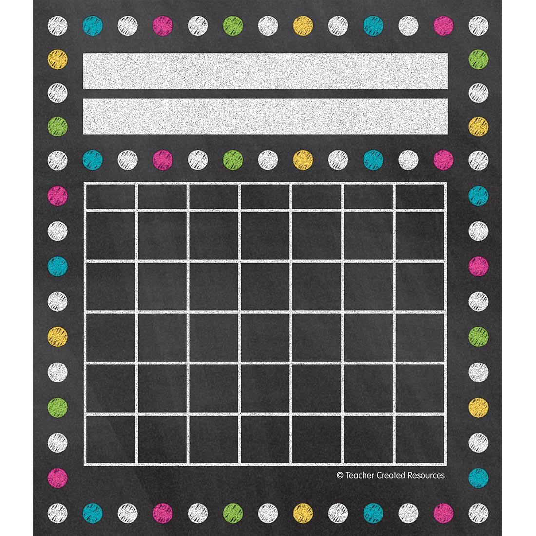 Student Incentive Chart from the Chalkboard Brights collection by Teacher Created Resources