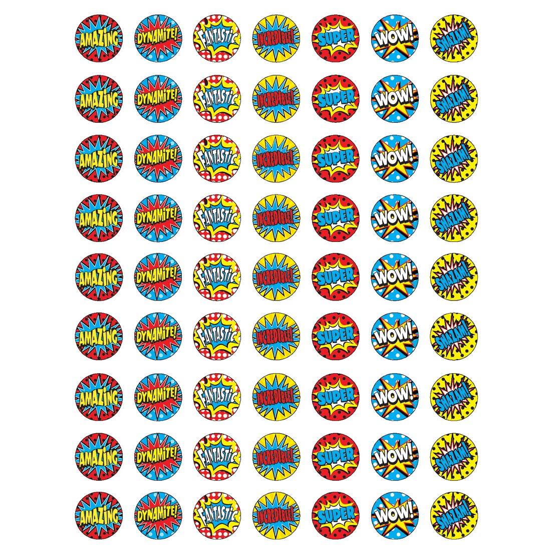 Superhero Mini Stickers