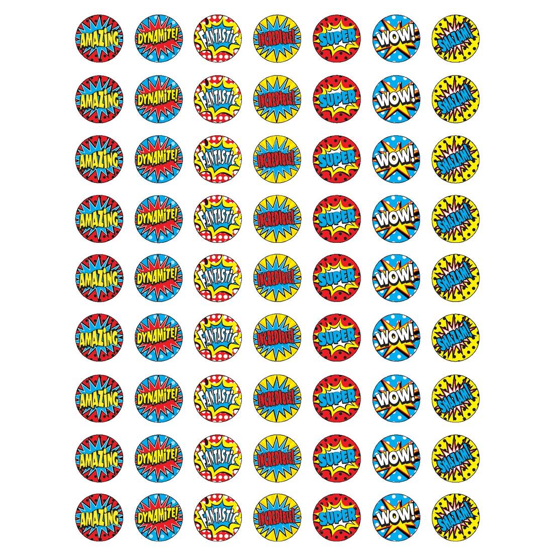 Superhero Mini Stickers