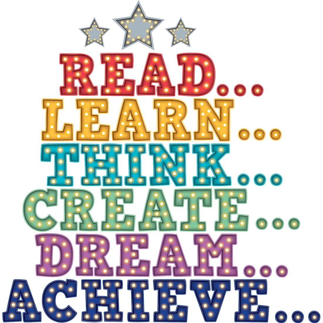 Motivation Bulletin Board Set from the Marquee collection by Teacher Created Resources