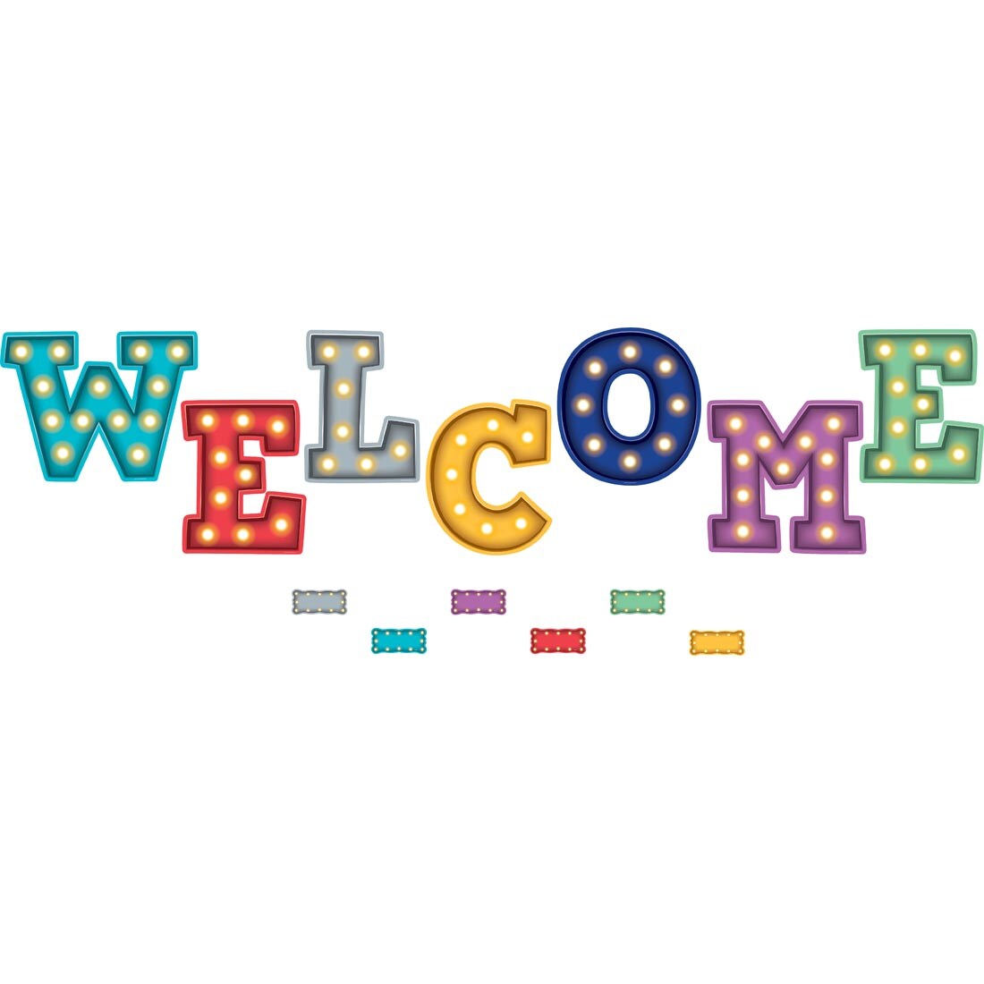 Welcome Bulletin Board Set from the Marquee collection by Teacher Created Resources