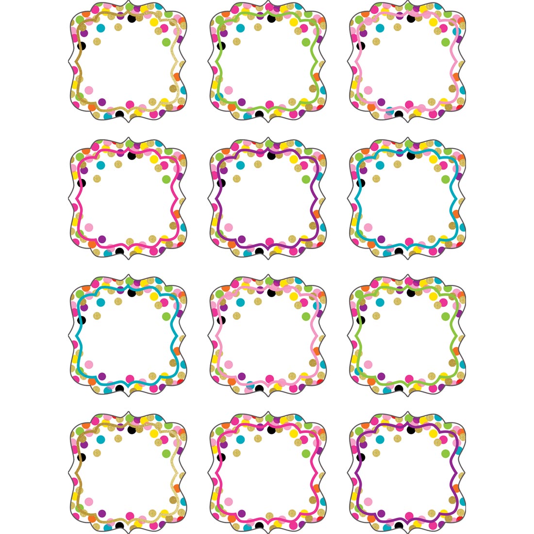 Mini Accents from the Confetti collection by Teacher Created Resources