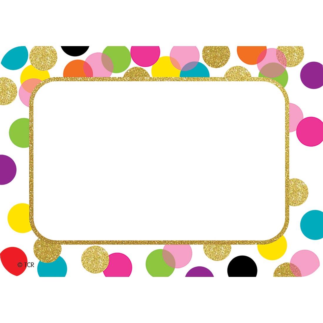 Name Tag/Label from the Confetti collection by Teacher Created Resources