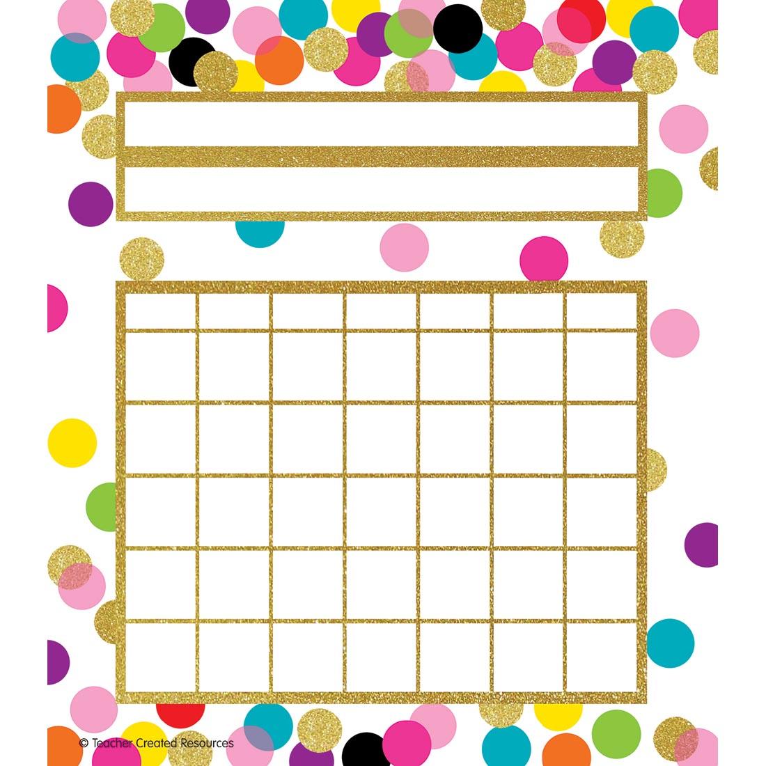 Incentive Chart from the Confetti collection by Teacher Created Resources