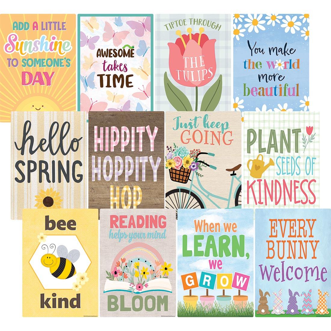 Spring 12-Count Small Poster Pack