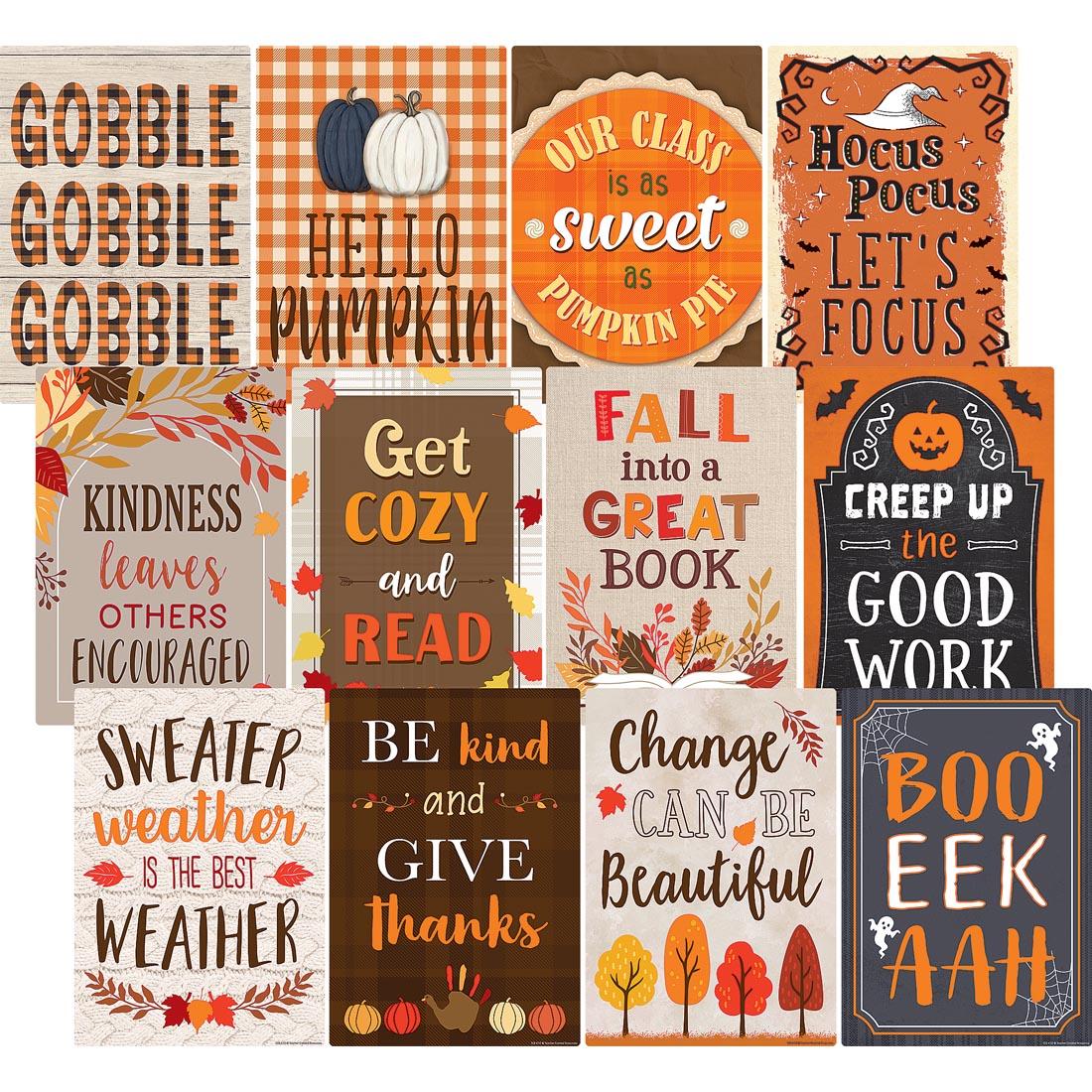 Fall 12-Count Small Poster Pack