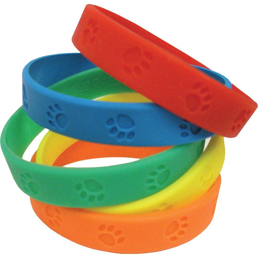 Paw Prints Wristbands