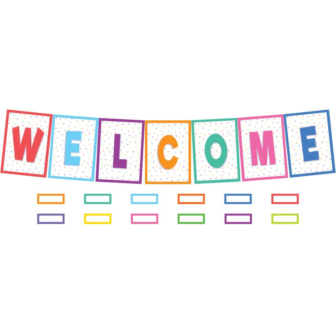Colorful Welcome Bulletin Board Set
