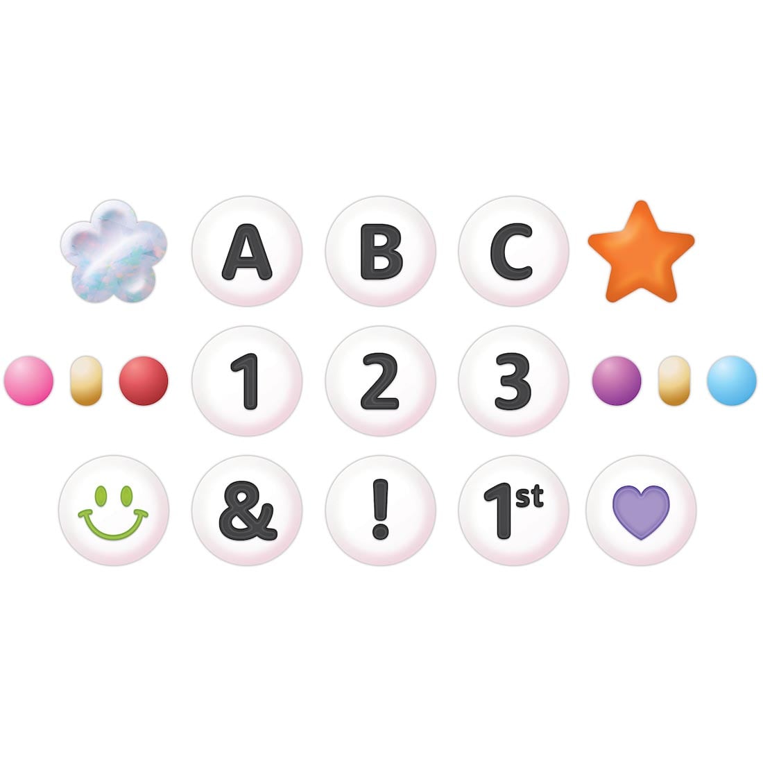Friendship Beads Circle Letters By Teacher Created Resources