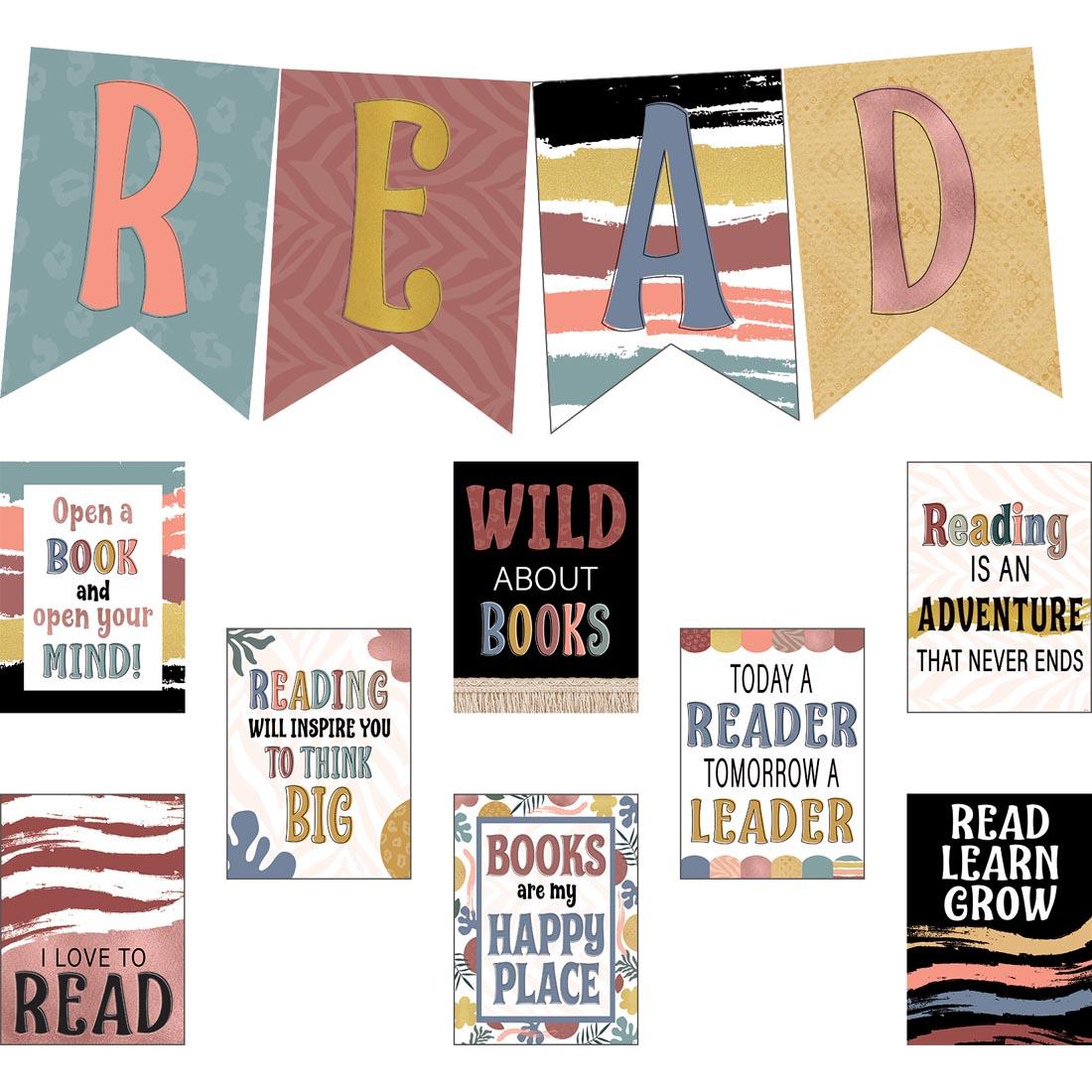 Read Bulletin Board Set from the Wonderfully Wild collection by Teacher Created Resources